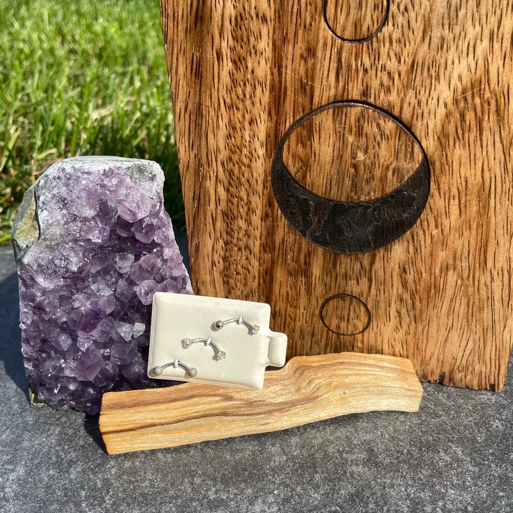 3 Piece Eyebrow Earring Set